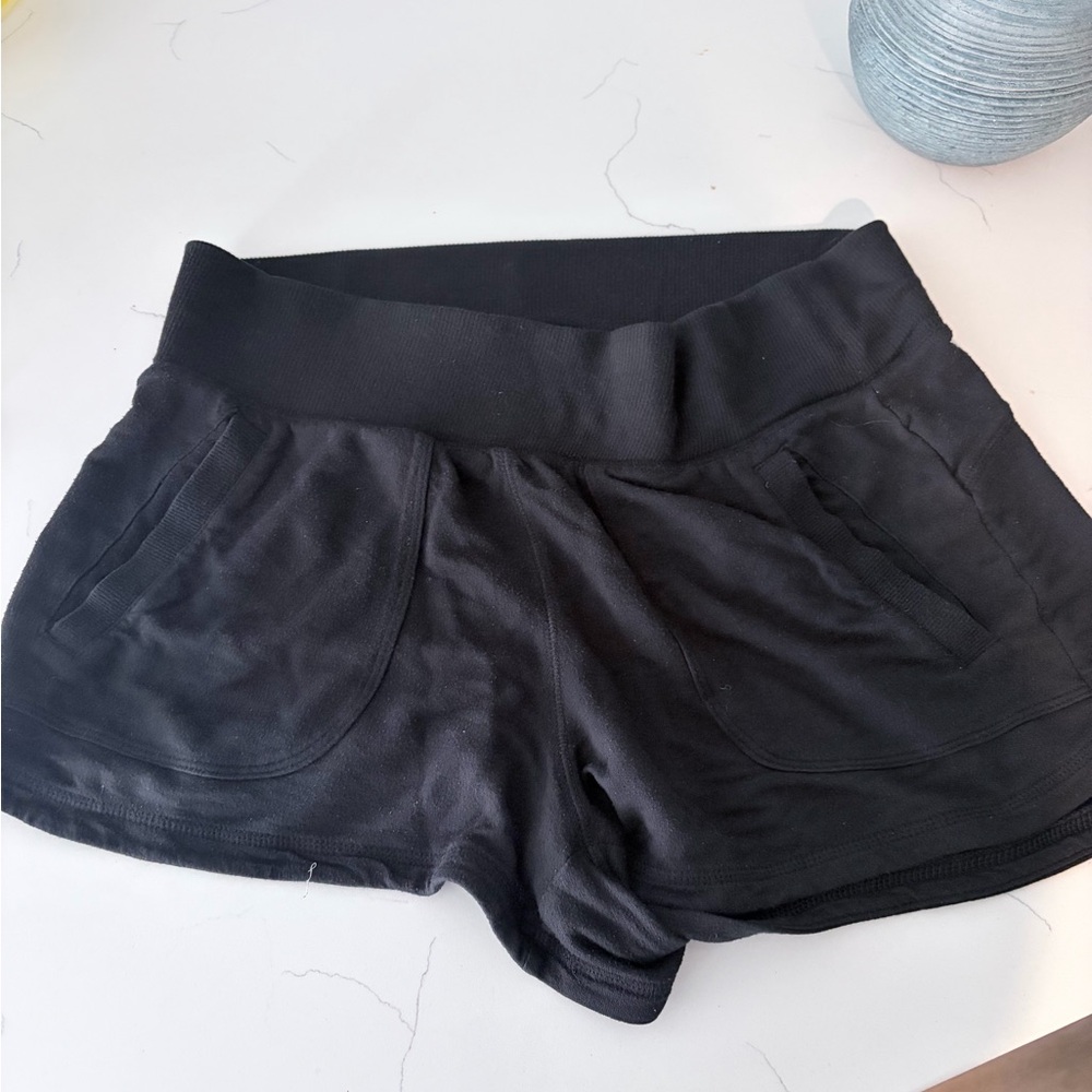 Athleta Black Athletic Lounge Shorts